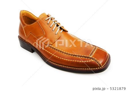 Orange shoes isolated on the white background Orange shoes isolated on the white background 5321879