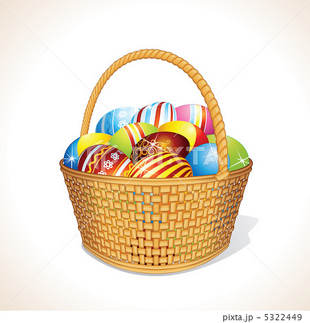 Vector Basket with Eggs 5322449