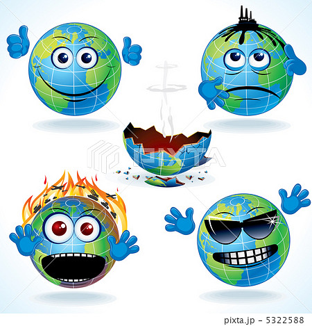 Cartoon Earth Icons #1 Cartoon Earth Icons #1 5322588