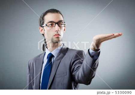 Businessman holding empty hands Businessman holding empty hands 5330090