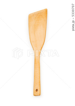 Wooden spatula isolated on the white background Wooden spatula isolated on the white background 5330707