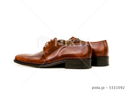 Brown shoes isolated on the white background 5331092