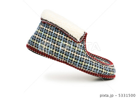 Warm slippers isolated on the white background 5331500