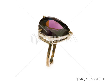 Golden ring isolated on the white background 5331501