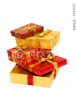 Gift boxes isolated on the white background 5331537
