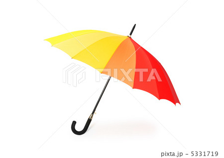 Colourful umbrella isolated on the white background Colourful umbrella isolated on the white background 5331719