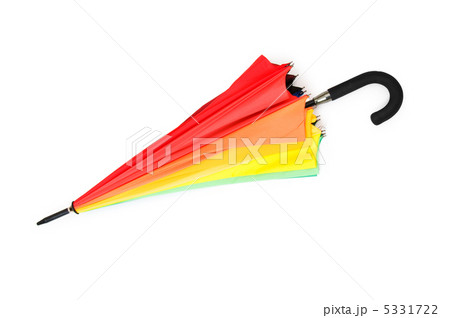 Colourful umbrella isolated on the white background Colourful umbrella isolated on the white background 5331722