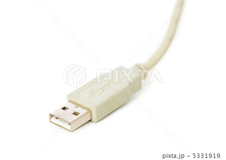 USB cable on white - shallow depth of field USB cable on white - shallow depth of field 5331919