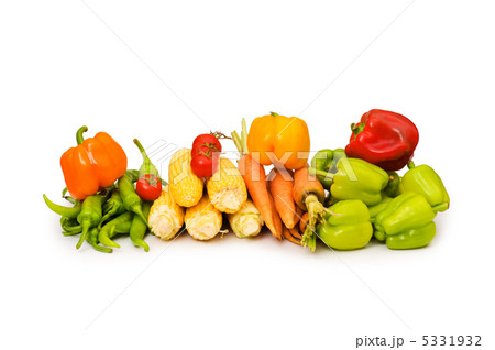 Various vegetables isolated on the white background Various vegetables isolated on the white background 5331932