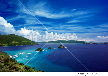 西古見旧日本軍観測所からの絶景 西古見旧日本軍観測所からの絶景 5340360