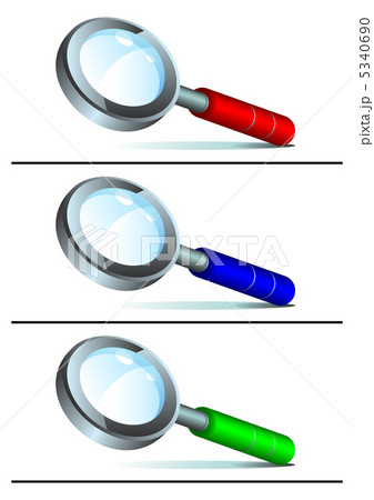 完全なセットに虫眼鏡。 5340690