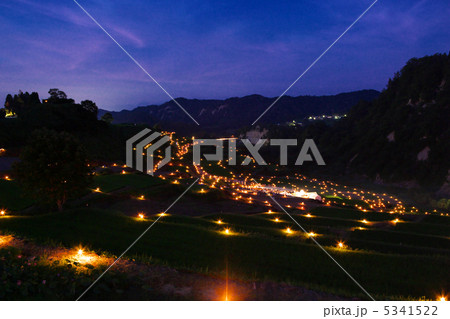 山形　大蔵村　四ヵ村棚田 5341522