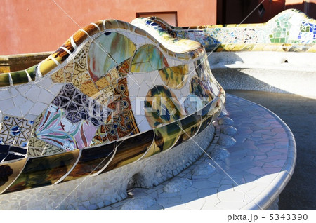 スペイン　バルセロナ　グエル公園 5343390