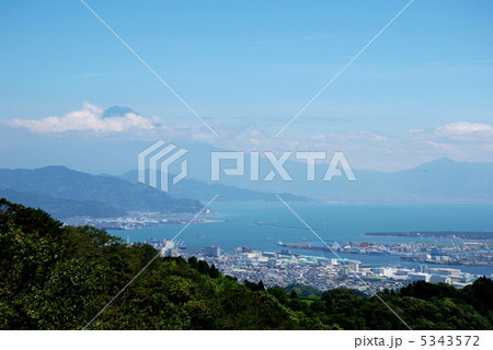 日本平吟望台からの駿河湾と富士山 5343572