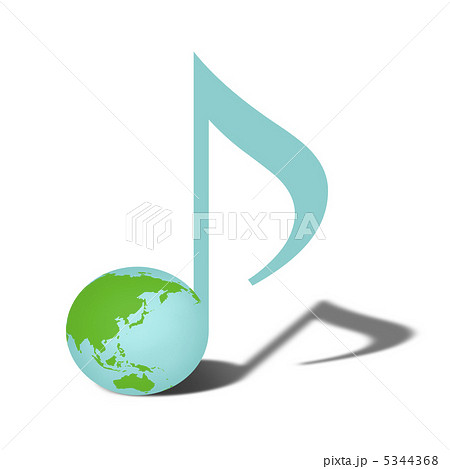 地球柄の音符 5344368