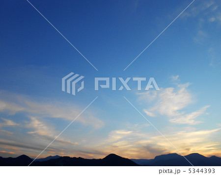 札幌三角山の夕景 札幌三角山の夕景 5344393