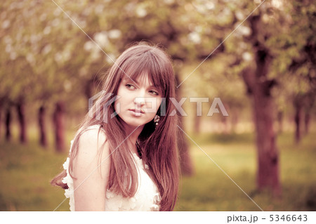 Girl in the garden Girl in the garden 5346643