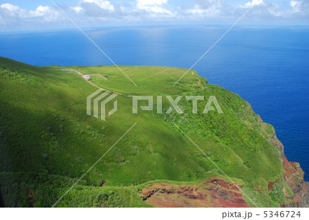 ヘリからみた青ヶ島 ヘリからみた青ヶ島 5346724