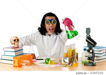 Student working in the chemical lab Student working in the chemical lab 5347155