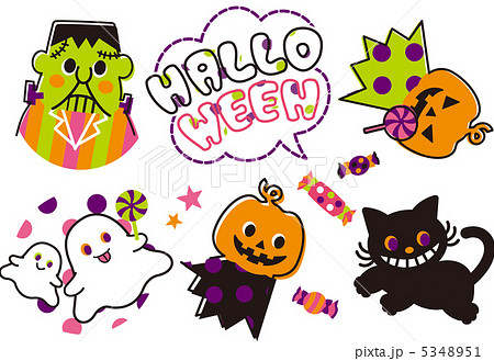ハロウィンイラスト03 5348951