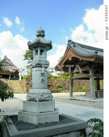 岐阜県　萬勝寺　境内　The Temple Grounds of Mansho in Gifu 5350347