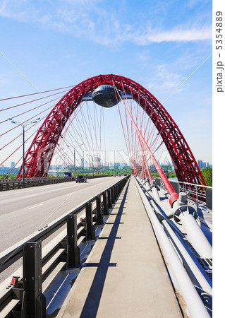 modern cable-stayed bridge 5354889