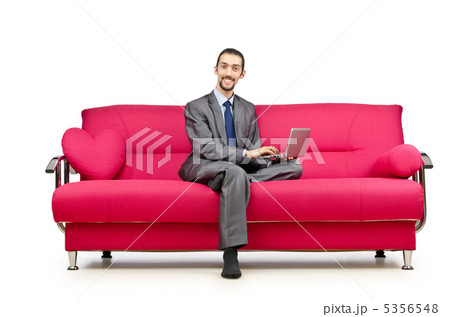 Man sitting in the sofa Man sitting in the sofa 5356548
