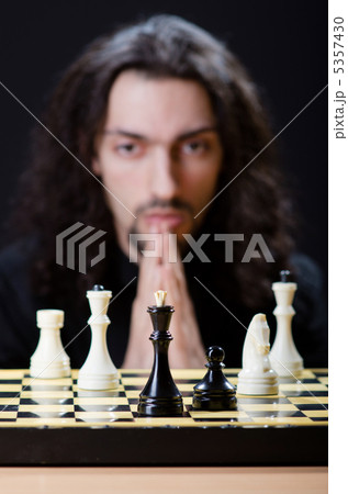 Chess player playing his game 5357430
