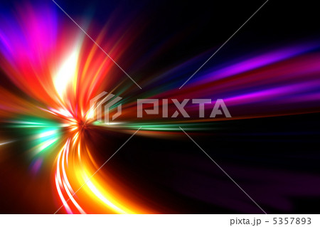 abstract acceleration speed motion on night road 5357893