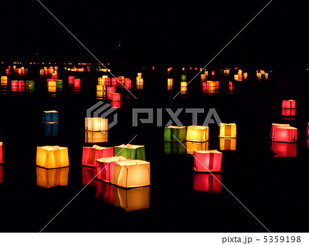 広沢池　灯籠流し 5359198