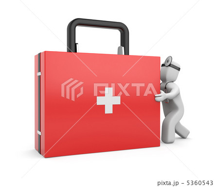 Medic with first aid kit Medic with first aid kit 5360543
