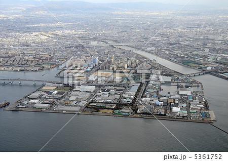 西宮市鳴尾浜を空撮 西宮市鳴尾浜を空撮 5361752
