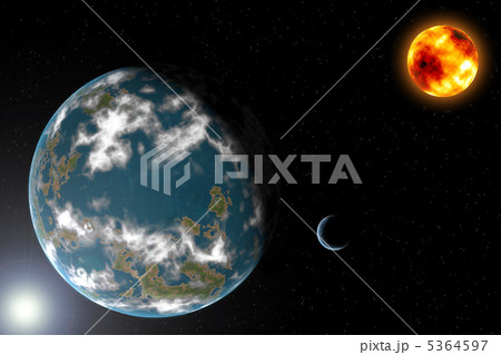 Alien Solar system. 5364597