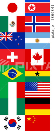 FIFA女子U-20ワールドカップ2012出場国国旗 FIFA女子U-20ワールドカップ2012出場国国旗 5366341