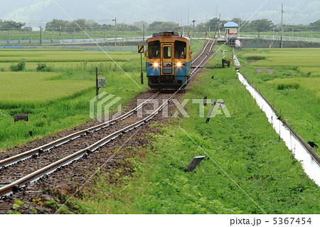 由利高原鉄道 鳥海山ろく線の写真素材