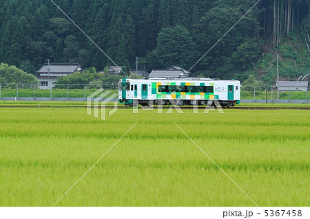 由利高原鉄道 鳥海山ろく線の写真素材