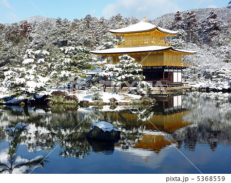 雪の金閣寺 5368559