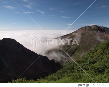 茶臼岳と雲海　（熊見曽根より） 5368960