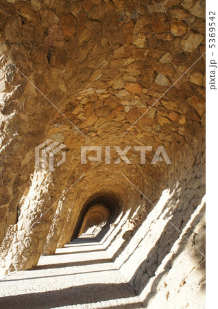 スペイン　バルセロナ　グエル公園 5369542