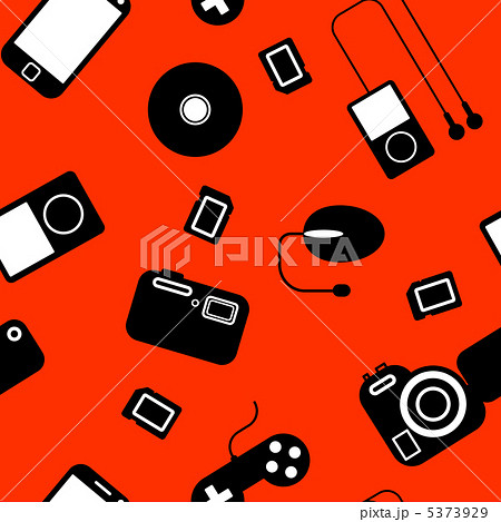 Seamless background Icon  with  electronic gadgets. 5373929