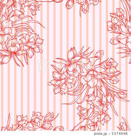 Seamless background with flower. 5374046