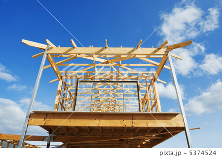 New home construction framing. New home construction framing. 5374524