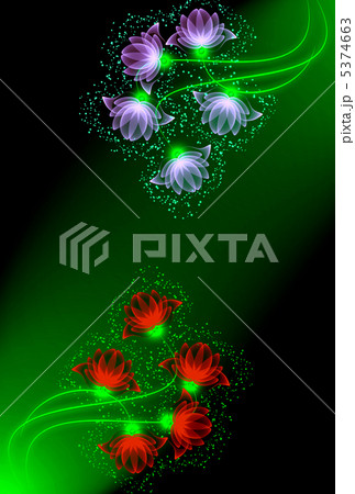 Magic transparent flowers 5374663