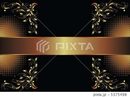 Background with golden ornament Background with golden ornament 5375498