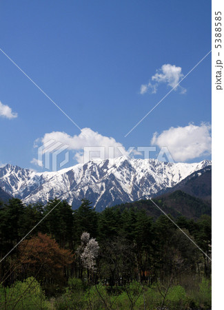 大町から望む北アルプス 5388585