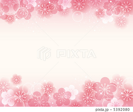 梅 春 背景のイラスト素材 5392080 Pixta
