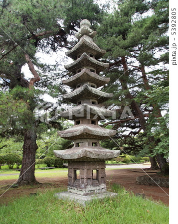 水沢公園の七重の塔 水沢公園の七重の塔 5392805
