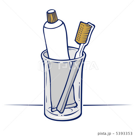 toothbrush with toothpaste 5393353