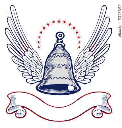 xmass bell wing emblem 5393369