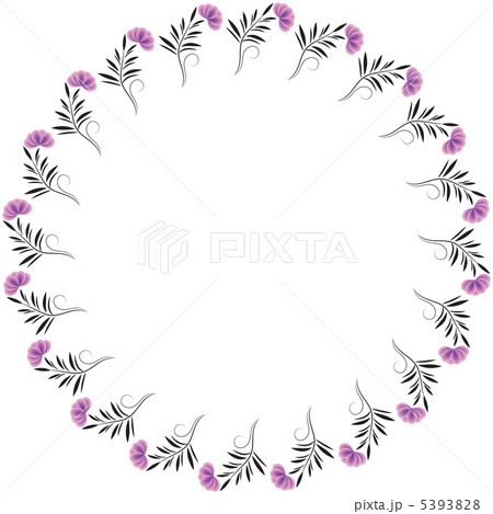 Decorative round frame. Decorative round frame. 5393828